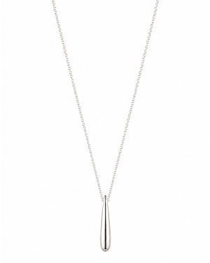 Lauren Ralph Lauren Jewellery Sterling Teardrop Pendant - Metallic