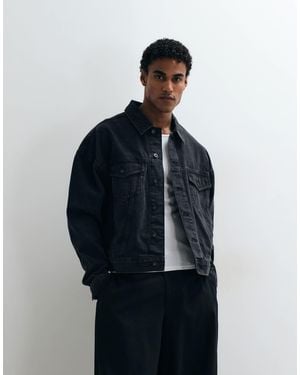ASOS Oversized Trucker Denim Jacket - Blue