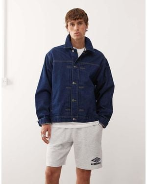 Umbro Pantalones Cortos Grises Iconic De - Azul