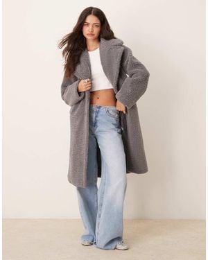 New Look Borg Coat - Natural