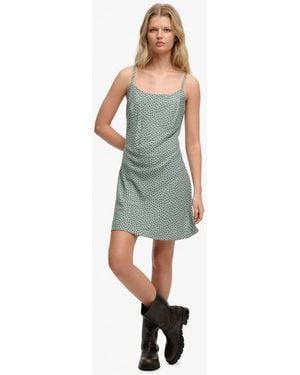 Superdry Printed Cami Mini Dress - Blue