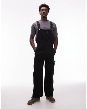 Dickies Canvas Dungarees - Blue