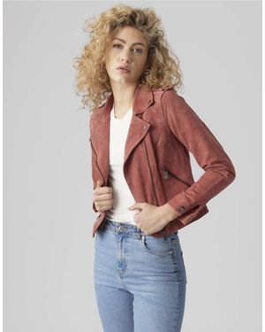 Vero Moda Giacca Tabacco - Rosso