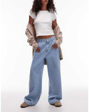 Carhartt Jens Wide Leg Denim Jeans - Blue