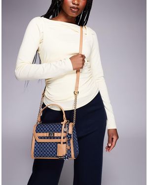 River Island Mini Crossbody Tote Bag - Blue