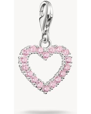 Thomas Sabo Charm Pendant Heart Original - Pink