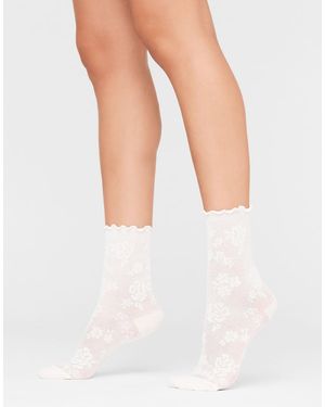 Calzedonia Lace-Effect Socks - White