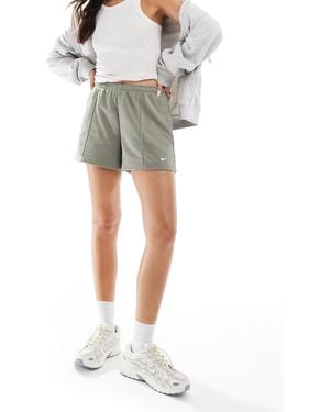 Nike French Terry Shorts - Natural