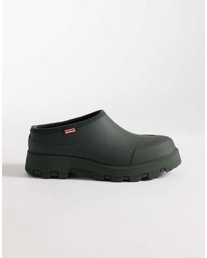 HUNTER Zuecos Elements De - Negro