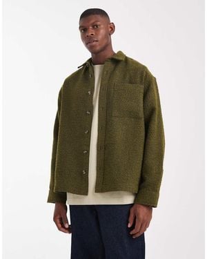ASOS Boucle Overshirt - Green