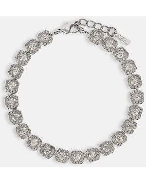 CERNUCCI Clustered Tennis Bracelet - White