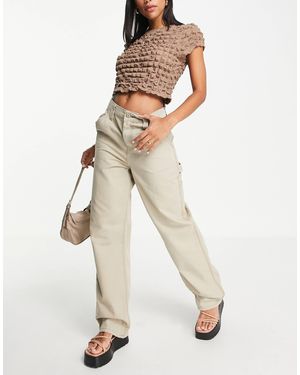 ASOS Minimal Cargo Trouser - Natural