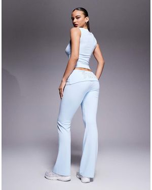 Juicy Couture Co-Ord Flarer Folder Over Jogger - Blue