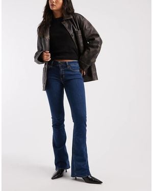 Hollister Mid Rise Bootcut Jean - Blue