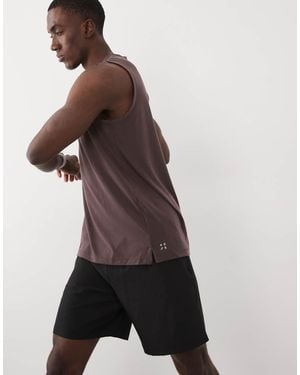 4505 Quick Dry Performance Jersey Boxy Oversized Training Tank - Purple