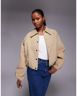 River Island Collared Harrington Jacket - Blue