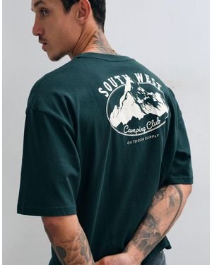 ASOS Oversize-t-shirt - Grün