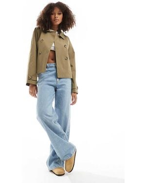 ONLY Short Trench Coat - Blue