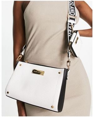 River Island Structured Cross Body Bag - White