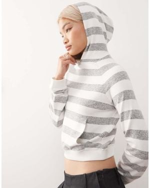 Collusion Tight Hoodie - Grey