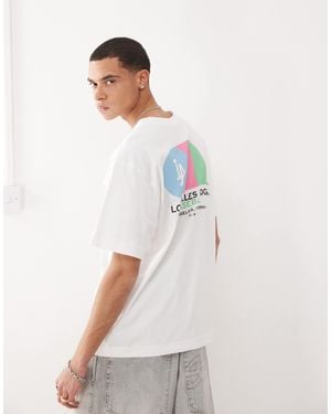'47 La Dodgers Primary Graphic Back Print T-shirt - White