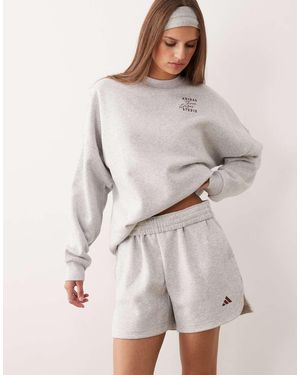 adidas Originals Three Stripes Studios Sweatshirt - Natural