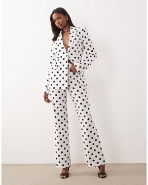 ASOS Co-ord Tailored Suit Pants - White