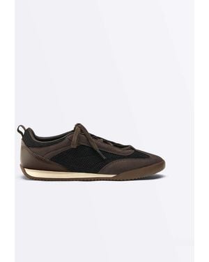 Oysho Combined Mesh Sport Shoe - Black