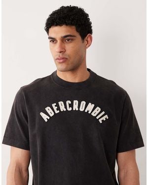 Abercrombie & Fitch Patch Logo T-shirt - Black