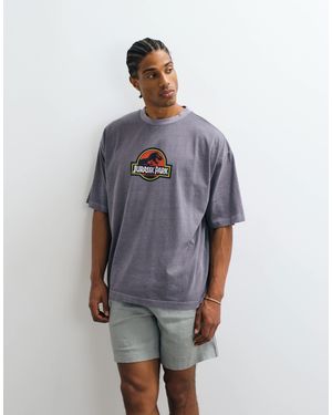 ASOS – oversize-t-shirt - Blau