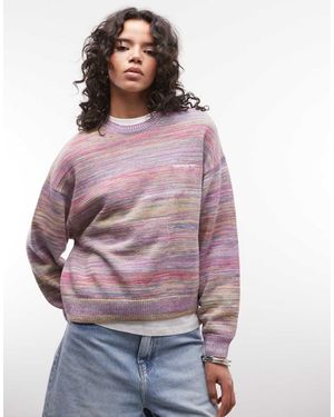 Carhartt Keenan Knitted Jumper - Purple
