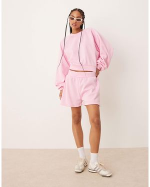 ASOS Sweat Short Co-ord - Pink