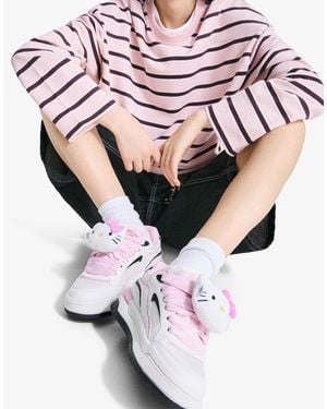 Bershka – hello kitty – skater-sneaker - Weiß