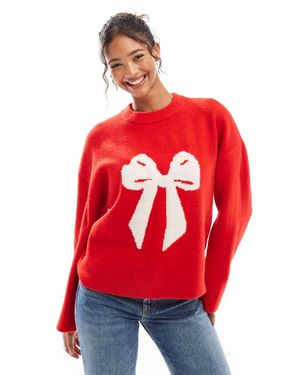 ASOS – kastiger pullover - Rot