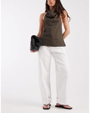& Other Stories – balloon-fit-jeans - Weiß