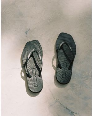 Sleeper Tapered Flip Flops - Black