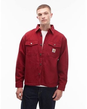 Carhartt Selby Denim Shirt Jacket - Red