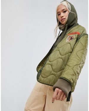 Maharishi Upcycled Military Liner Jacket - Green