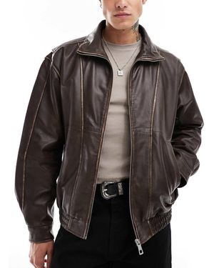 ASOS Giacca Harrington Premium - Nero