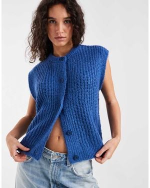 ASOS Knitted Vest - Blue