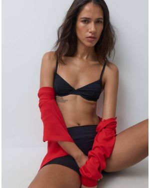 ASOS Cotton Underwire Bra - Red