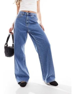 JJXX Tokyo High Waisted Wide Leg Jeans - Blue