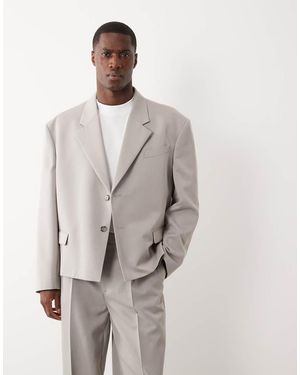 ASOS Boxy Colbert - Grijs