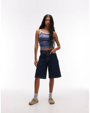 Dickies 13 Inch Denim Shorts - Blue