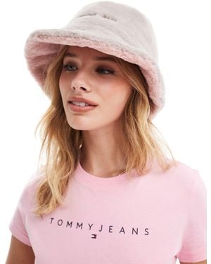 Tommy Hilfiger Bob en fausse fourrure - cassé - Rose
