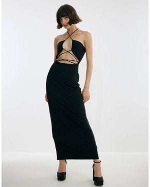 NA-KD X josefine hj – maxikleid - Weiß