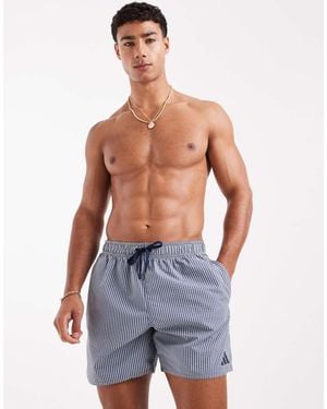 adidas Originals Adidas Training Seersucker Swimshorts - Blue