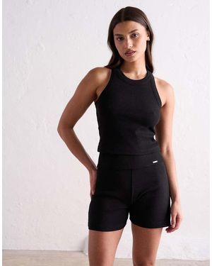 Aim'n Ease Ribbed Shorts - Black