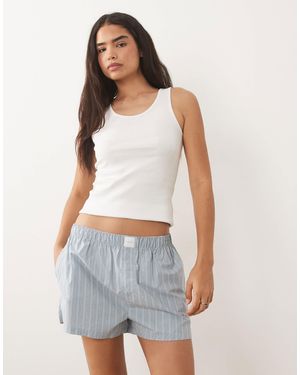 Calvin Klein Poplin Shorts - White