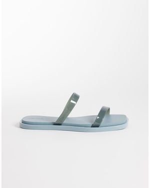 Calvin Klein Jeans Double Strap Jelly Sandal - Blue
